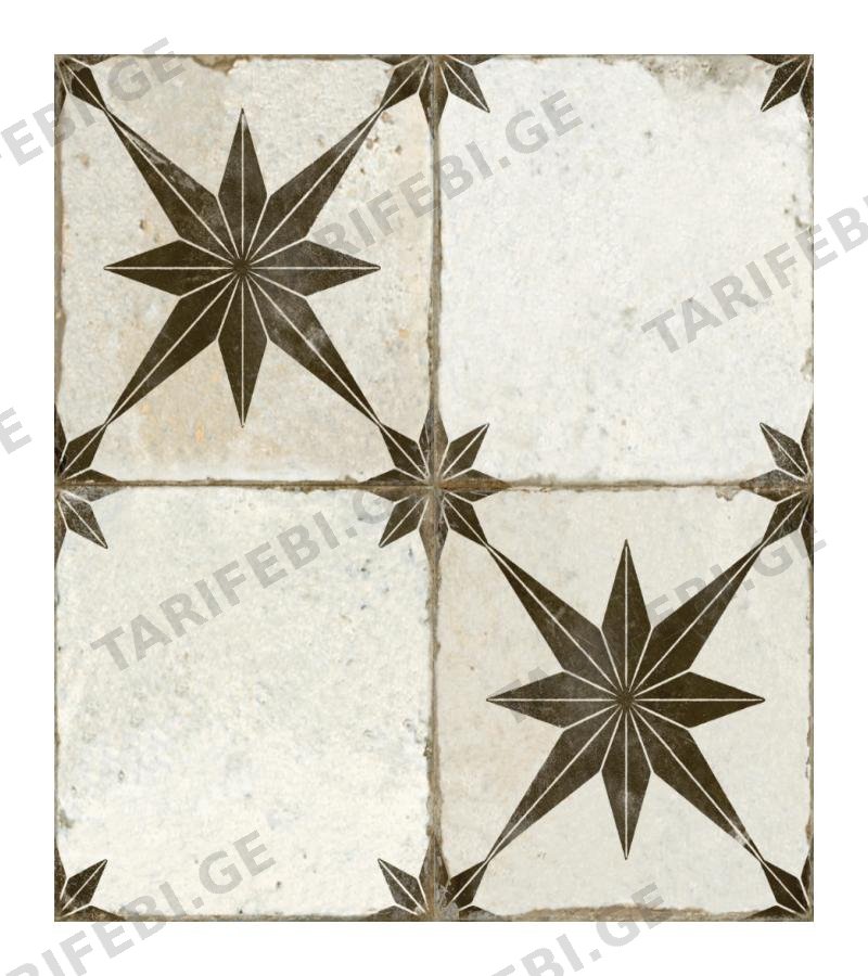 კერამ. ფილა FS STAR ARA BLACK 45X45 PERONDA S.A
