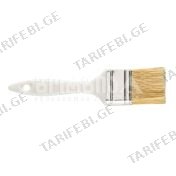 ფუნჯი ბრტყელი თეთრი სახელურით 20მმ, 9600-384020