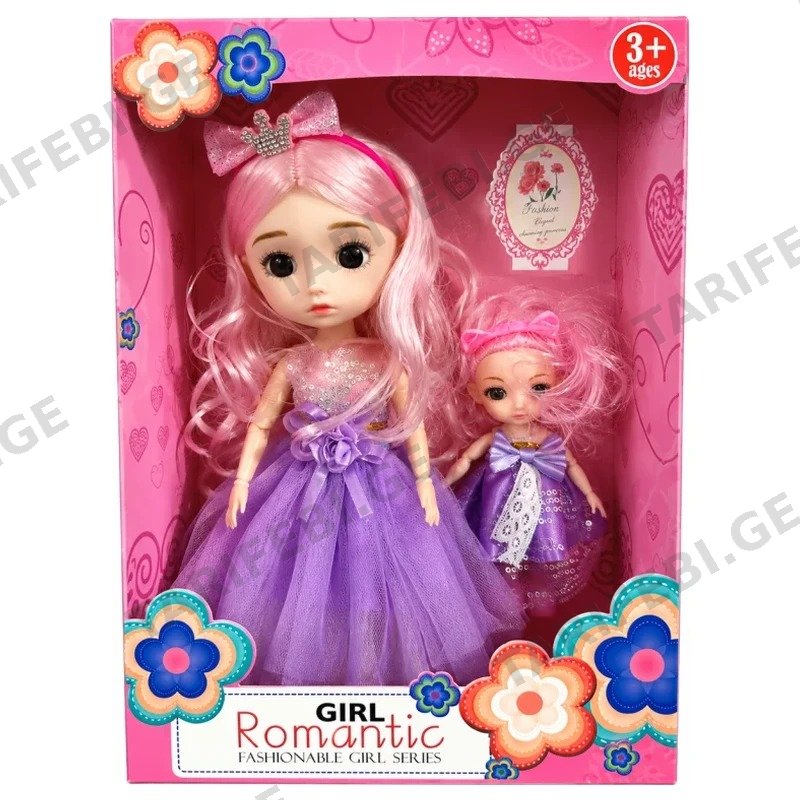 საბავშვო თოჯინების ნაკრები GOLDEN CHILD GIRL ROMANTIC GH-37373 30 სმ