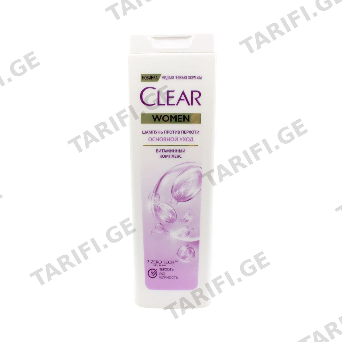 შამპუნი მოვლა 380 მლ 8504 ქლეარი - Clear