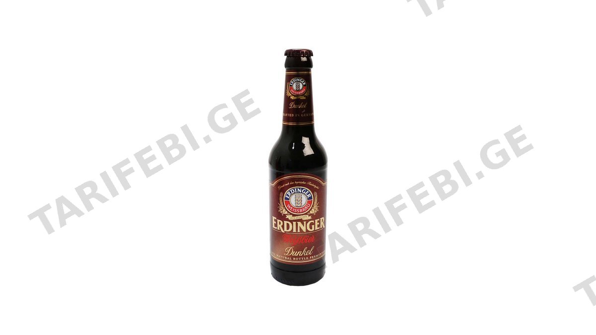 ერდინგერი მუქი ლუდი 0.33ლ