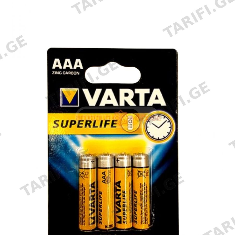 ელემენტი მარილოვანი Varta Superlife 4 AAA