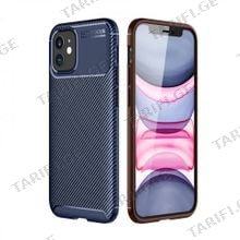კარბონის ქეისი iPhone 11 Focus Carbon Case - მუქი ლურჯი