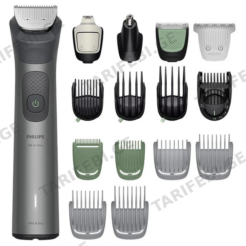 უნივერსალური ტრიმერი PHILIPS MG7951/15 თმისა და წვერის საკრეჭი წყალგამძლე კორპუსით