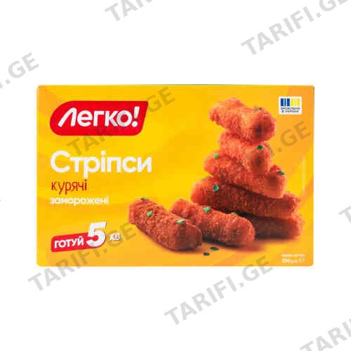 ქათმის სტრიპსი /ლეჰკო/ 300 გ