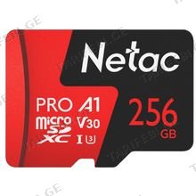 Netac NT02P500PRO-256G-R MicroSDXC მეხსიერების ბარათი