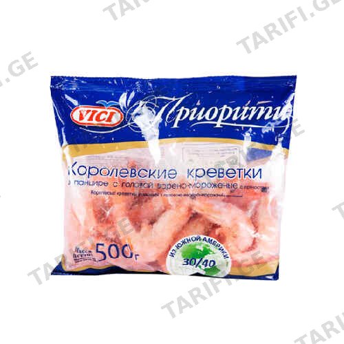 კრევეტი სამეფო, ნიჟარაში 500გრ