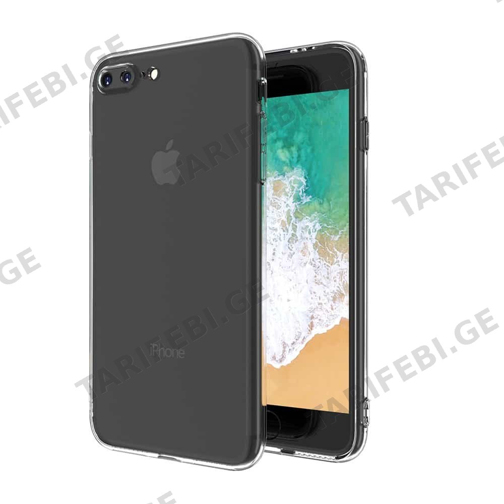 iPhone 7 Plus Deluxe Case გამჭვირვალე სილიკონის ქეისი