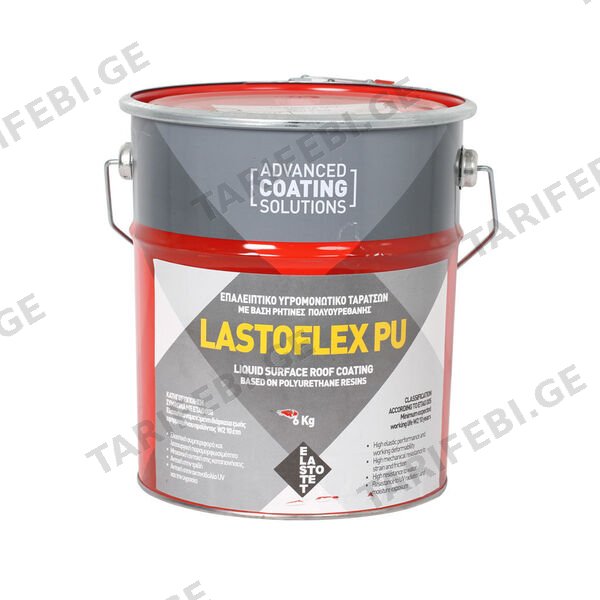 საიზოლაციო მასალა LASTOFLEX PU WHITE CAN 6KG