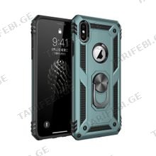 iPhone X Sofia Ring Case სილიკონის ქეისი ბეჭდით - მწვანე