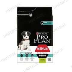 ლეკვის მშრალი საკვები Purina Pro Plan ბატკნის 3კგ