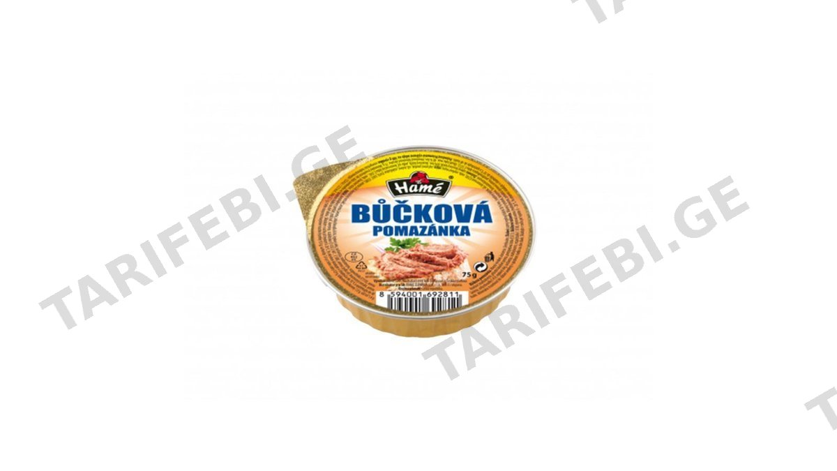 HAME პაშტეტი SELIKO ღორის BUCKOVA-75გრ