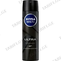 სპრეი დეოდორანტი Nivea Men Ultra 150 მლ