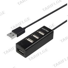 UNITEK Y-2140 USB2.0 4-Port Hub Black USB ჰაბი