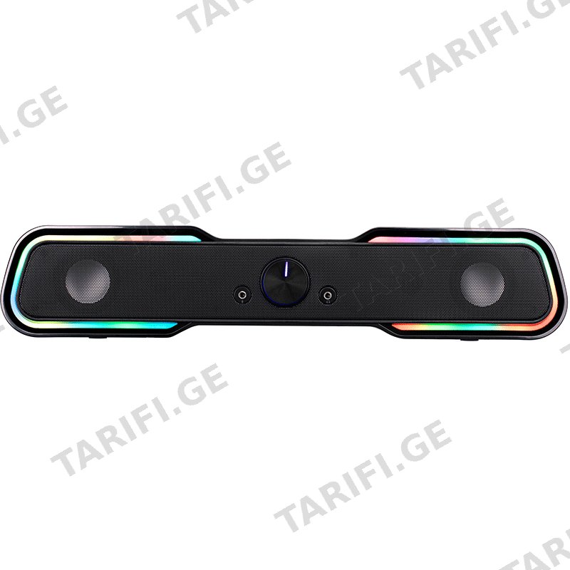 დინამიკი 2E PCS101 RGB MULTIMEDIA SPEAKER, 2.0, USB, BLACK