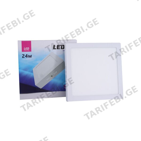 LED პანელური სანათი მრგვალი 12w 6500K LINUS