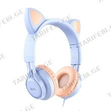 HOCO W36 Cat ear headphones with mic dream blue