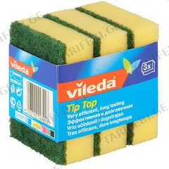 ღრუბელი ჭურჭლისთვის Vileda Tip Top 3 ც