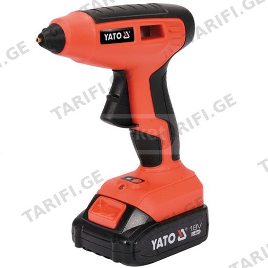 აკუმულატორული თერმოწებოს პისტოლეტი YATO YT82854 (18 V)