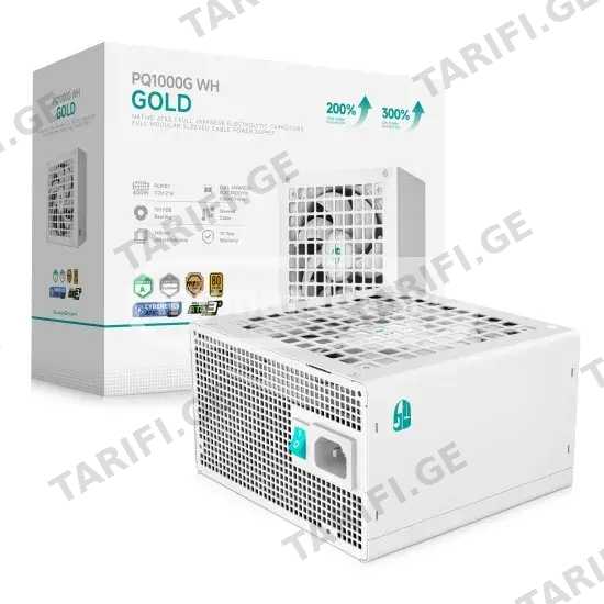 კვების ბლოკი Deepcool PQ1000G 1000W 80 + GOLD MODULAR White