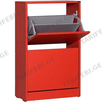ფეხსაცმლის კარადა ADORE SHC-320-KK-1 (84 სმ) RED