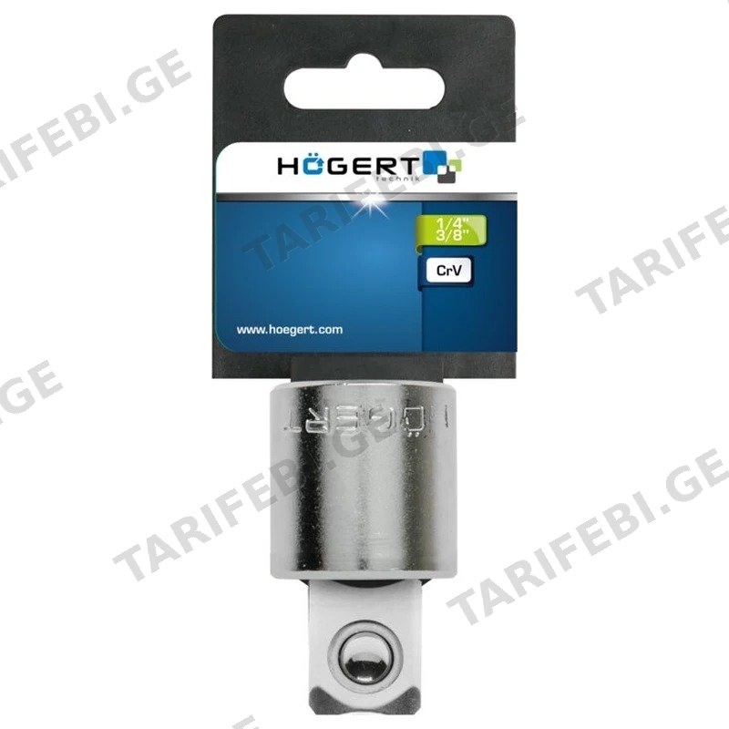 თავაკების გადამყვანი HOGERT HT1A774 1/2"-3/4", 45.5 მმ