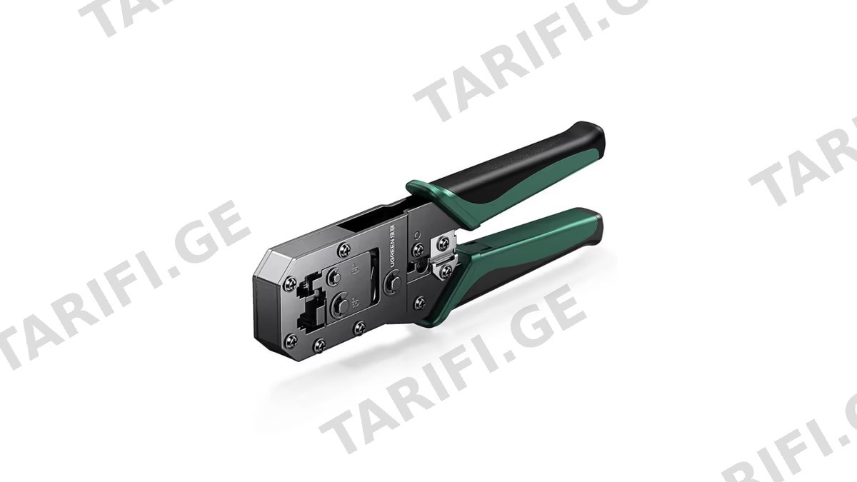 ჯეკონატორი UGREEN NW136 (70683) Crimping Tool, Black/Green