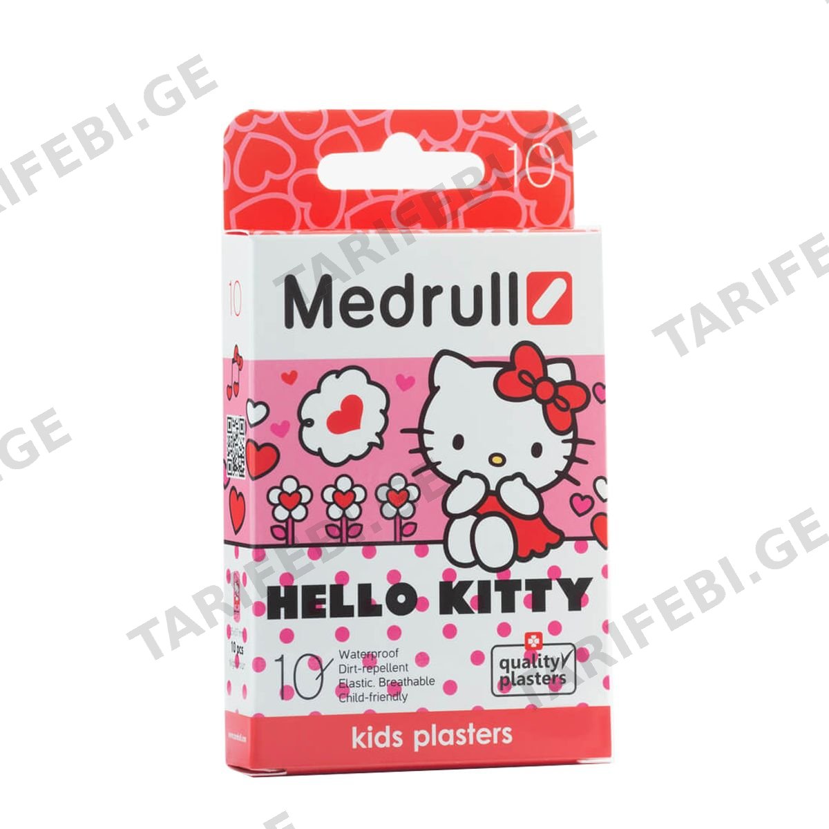 Medrull - მედრული ლეიკო Hello Kitty 10 ცალი