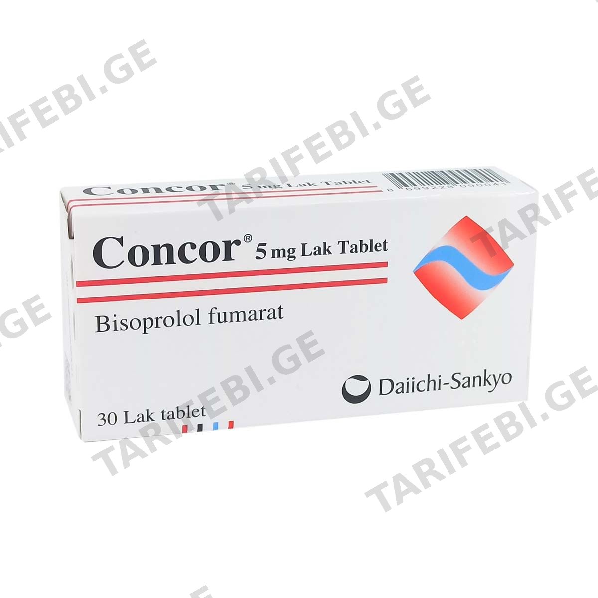 კონკორი - Concor 5მგ 30 ტაბლეტი