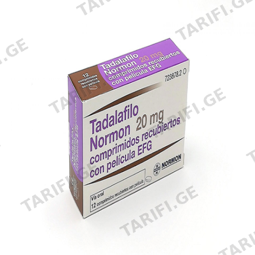 ტადალაფილი ნორმონი ტაბლეტი 20მგ #4 Tadalafil Normon 20mg Tab #4