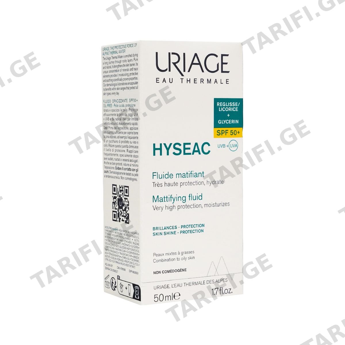 მზისგან დამცავი SPF50 Hyseac 0057 ურიაჟი - Uriage