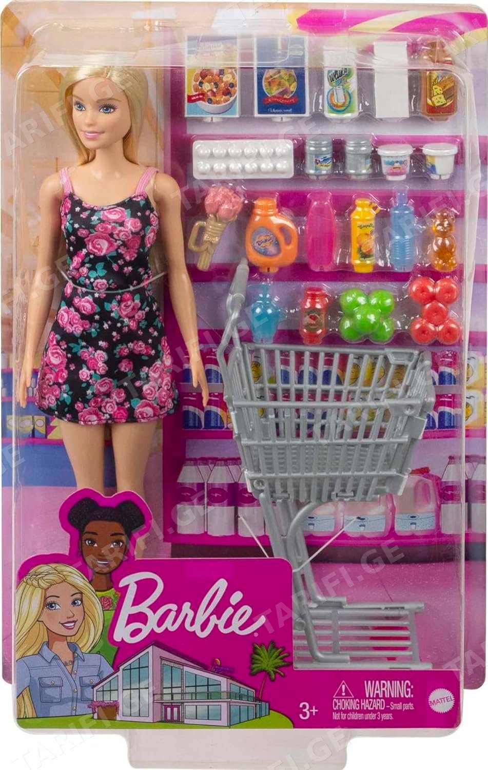 ბარბის სათამაშო ნაკრები MATTEL GTK94, BARBIE SHOPPING TIME