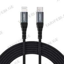 Choetech IP0039 1.2m type-c to lightening MFI მობილური ტელეფონის კაბელი