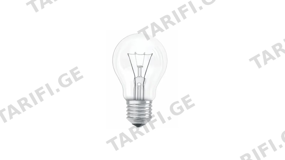 სტანდარტული ნათურა E27 100W-1ც