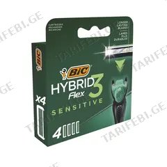 საპარსის პირი BIC Flex 3 Hybrid Sensitive 4ც