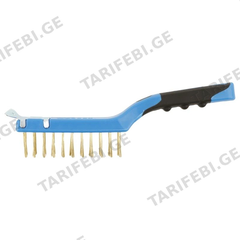 თითბერის ჯაგრისი საფხეკით HOGERT HT3B642 4X11