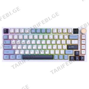 Jedel WKL100 Mechanical Gaming Keyboard RGB Lighting Wired + 2.4ghz+BT Type-C 1.6m
