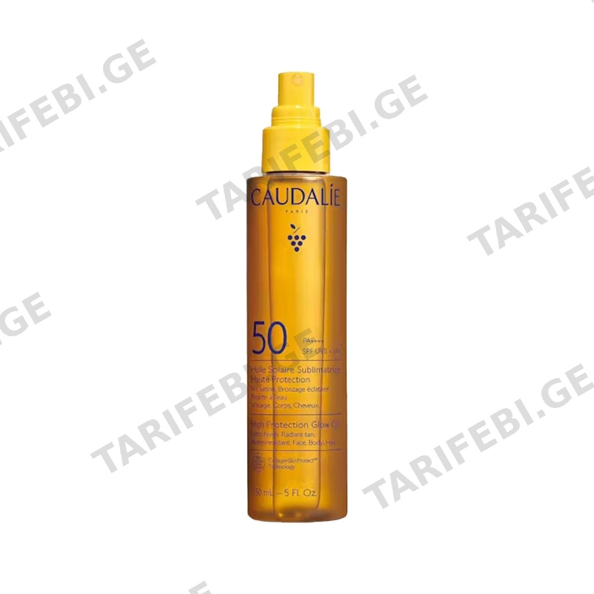 მზისგან დამცავი ზეთ-სპრეი SPF50 150 მლ 5384 კოდალი - Caudalie