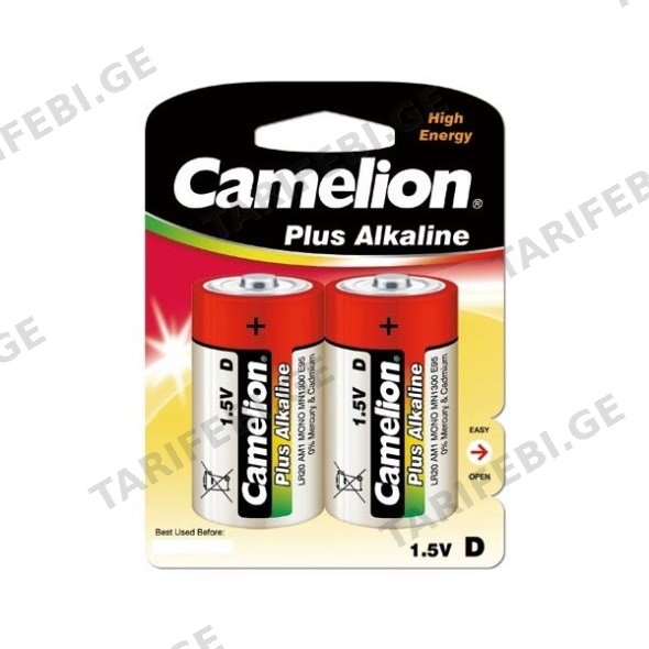 ელემენტი Camelion D Plus Alkaline 2 ც