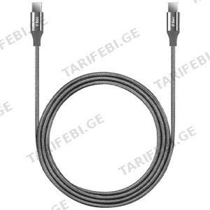 Ttec AlumiCable USB-C - USB-C 100W PD/QC Fast Charging Cable 1.5m Space Gray 2DK53UG