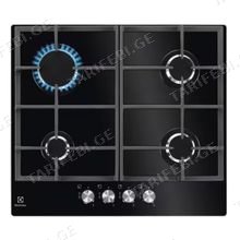 Electrolux KGG6426K გაზის ჩასაშენებელი ქურის ზედაპირი