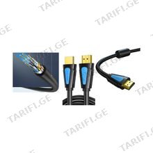 Jasoz T-A219 HDMI კაბელი 3მ. HIGH SPEED 4K HD Deluxe Digital Cable