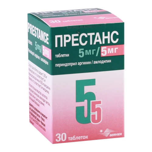 პრესტანსი ტაბლეტი  5მგ+5მგ #30