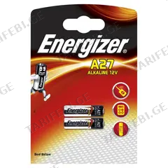 ელემენტი Energizer A27 12V Alkaline 2 ც