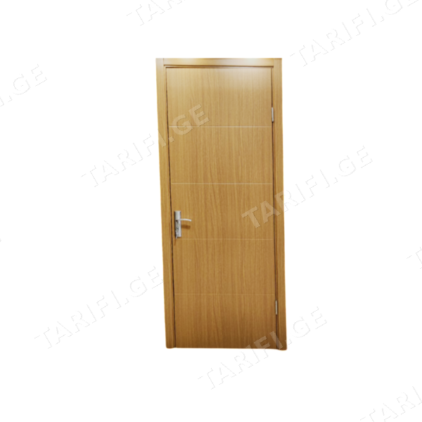 ხის კარი ჩარჩოთი (ქრომირებული სახელურით) 2165X845X40 მმ (SD) WFM-024