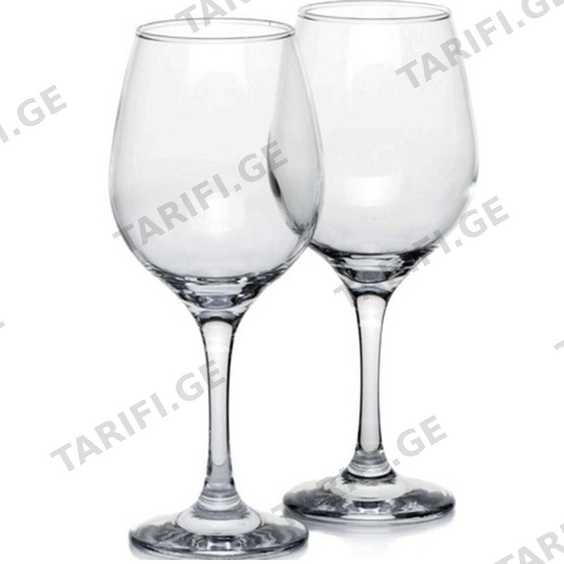 ღვინის ჭიქა PASABAHCE (2PCS, 365ML)