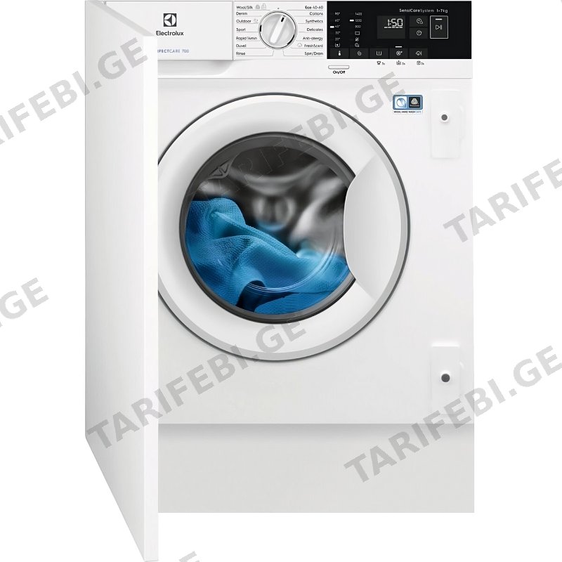 ჩასაშენებელი სარეცხი მანქანა ELECTROLUX EWN7F447WI (7KG, 1400RPM)