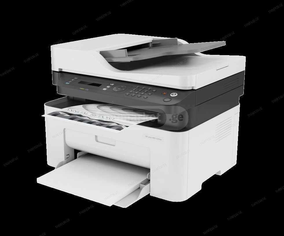 პრინტერი HP MFP Laser 137fnw  A4 20 ppm, 1200x1200 dpi, 128