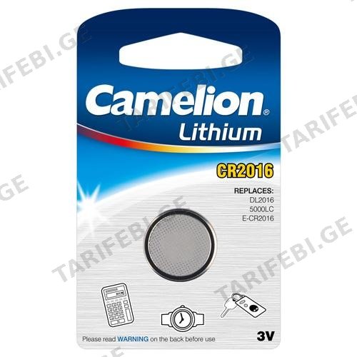 ელემენტი Camelion CR2016