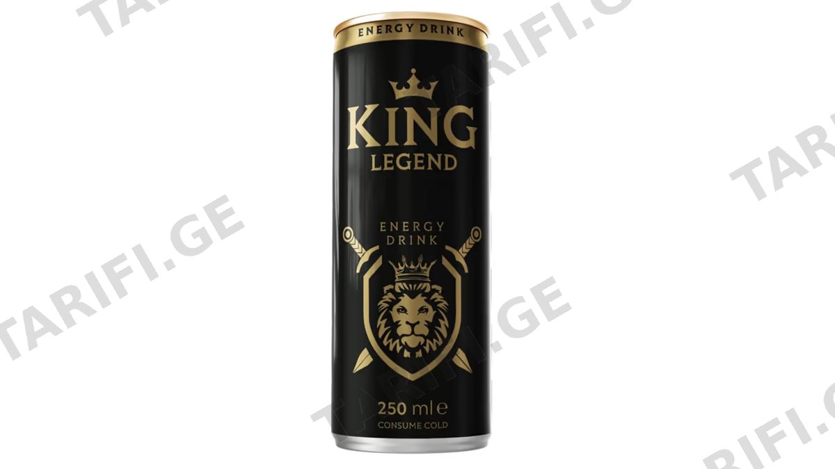 ენერგეტიკული სასმელი KING LEGEND ORIGINAL 250მლ